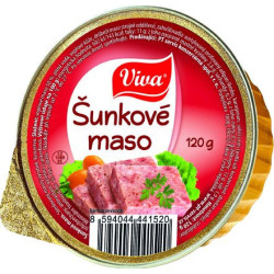 Viva Šunkové mäso 120g (kartón 16 ks)