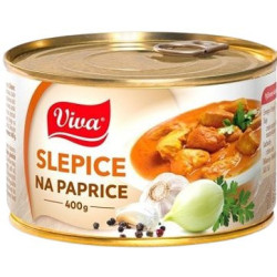 Viva kuracie mäso na paprike 400g (kartón 8 ks)
