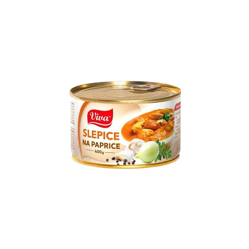 Viva kuracie mäso na paprike 400g (kartón 8 ks)