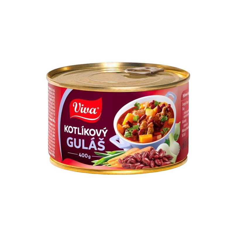 Viva kotlíkový guláš 400g (kartón 8 ks)