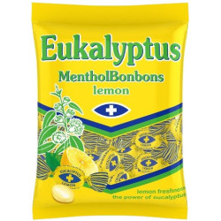 Eukalyptus Menthol Lemon Bonbon 150g (kartón 16 ks)