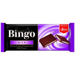 Bingo mliečna čokoláda 90g (kartón 25 ks)