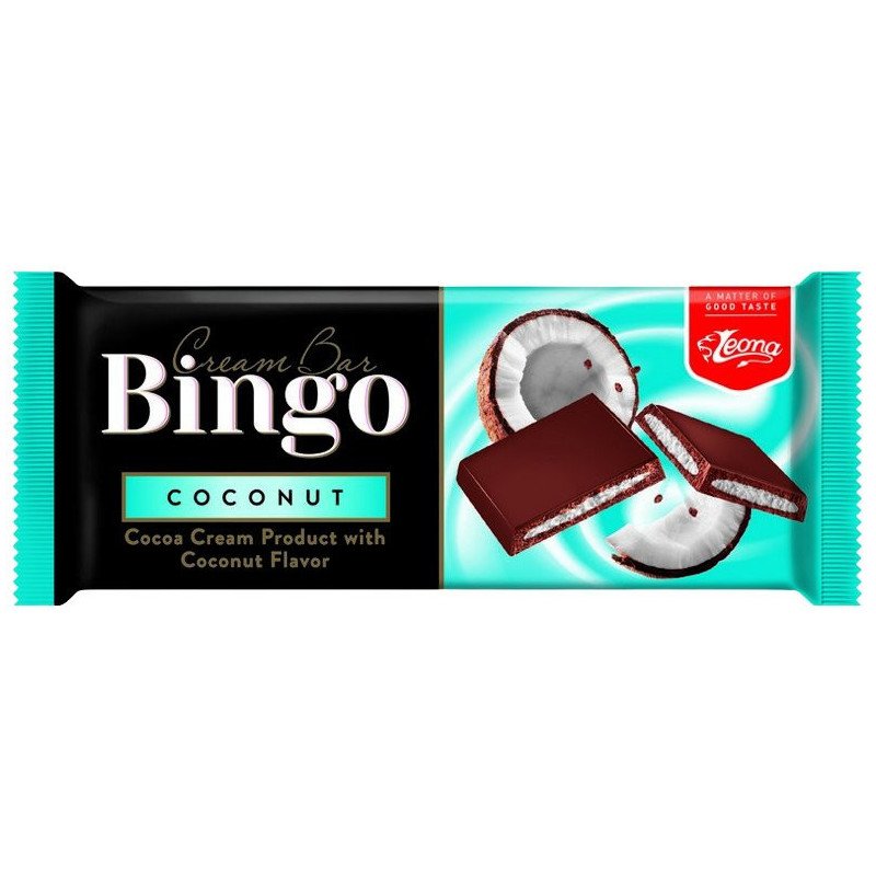 Bingo kokosová čokoláda 90g (kartón 25 ks)
