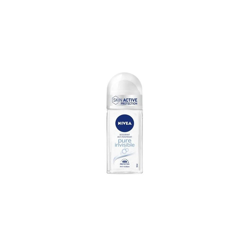 Nivea dámsky gulôčkový antiperspirant Pure invisible 50ml (kartón 6 ks)