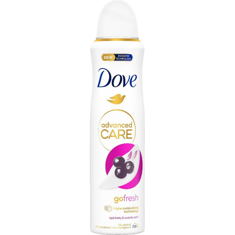 Dove deodorant Go fresh berry&waterlily 150ml (kartón 6 ks)