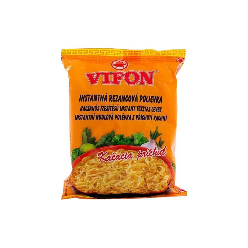 Vifon inšantná polievka s kačacou príchuťou 60g (kartón 24 ks)