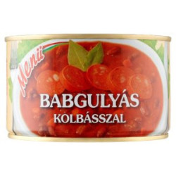 Menu fazuľový guláš s klobásom 400g (kartón 6 ks)