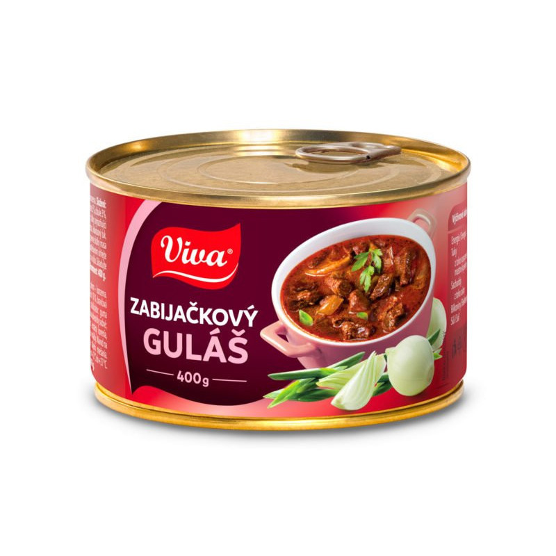 Viva zabíjačkový guláš 400 g (kartón 8 ks)