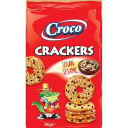 Croco Cracers sezame 80g (kartón 12 ks)