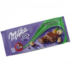 Milka Oriešková mliečna čokoláda s drtenými orechami 100 g