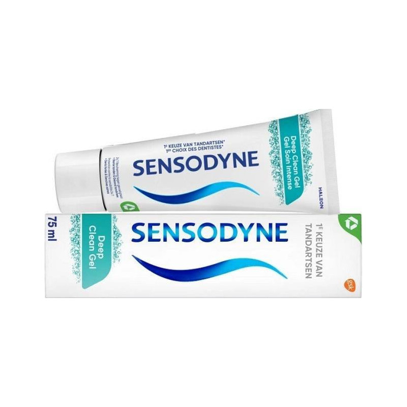Sensodyne zubná pasta Deep Clean gél 75 ml (kartón 12 ks)