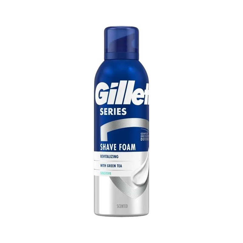 Gillette series pena with green tea 200ml (kartón 6 ks)