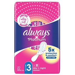 Always Platinum Hygienické Vložky (Veľkosť 2 ) 24 Vložiek (kartón 4 ks)