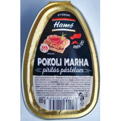 Hamé Pekelne pikantná hovädzia nátierka 105g (kartón 16 ks)