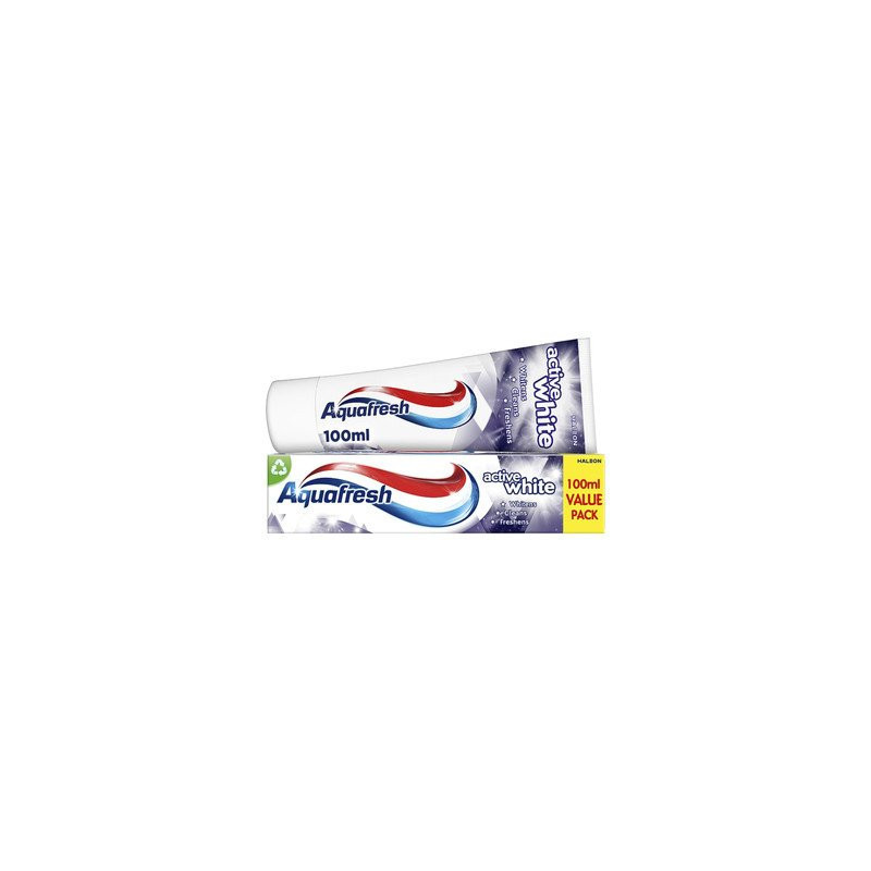 Aquafresh Active White zubná pasta 100 ml (kartón 12 ks)