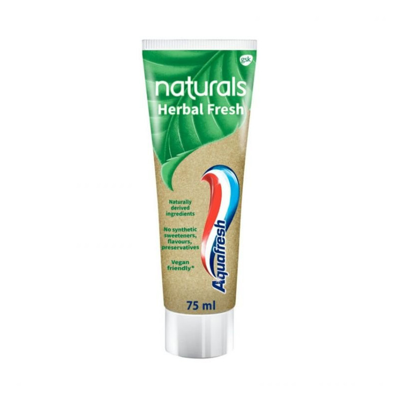 Aquafresh Naturals Herbal Fresh zubná pasta 75 ml (kartón 12 ks)