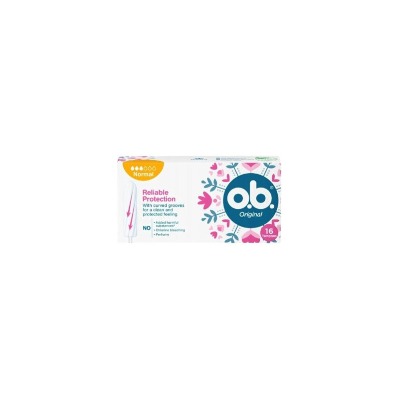 OB Tampóny Reliable protect. normal 16ks (kartón 6 ks)