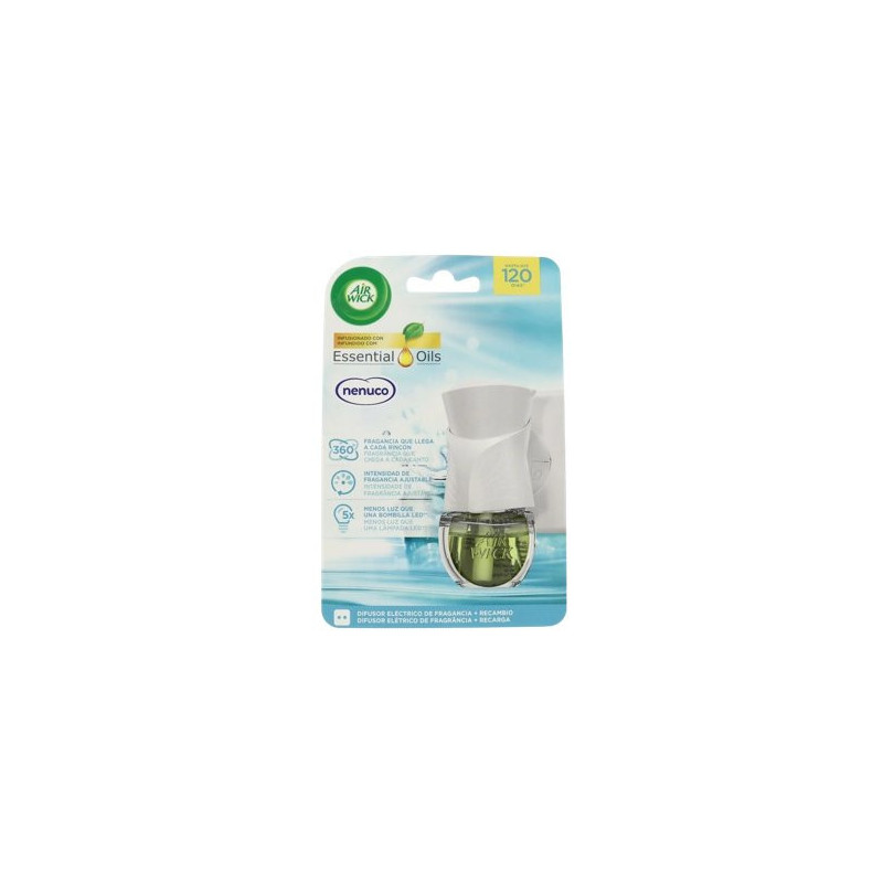 Air Wick Life Scents Elektrický osviežovač vzduchu strojček a náplň Nenuco  19 ml (kartón 6 ks)