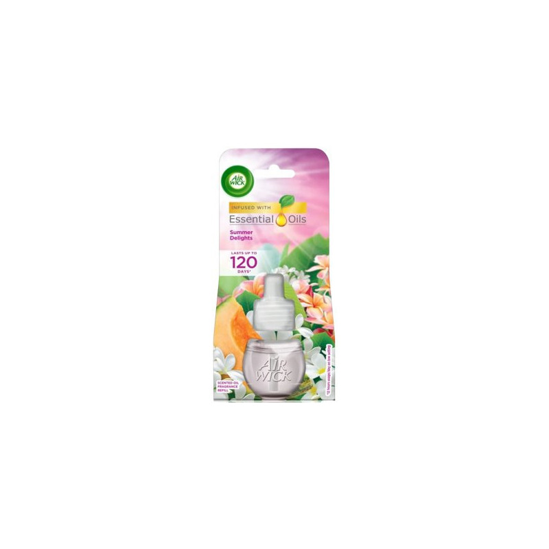 Air Wick  tekutá náplň do elektrického prístroja Summer delights 19ml (kartón 6 ks)