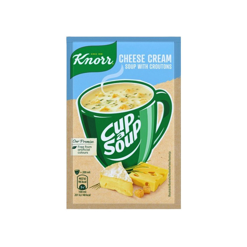 Knorr inštantá polievka Syrová 22g (kartón 42 ks)