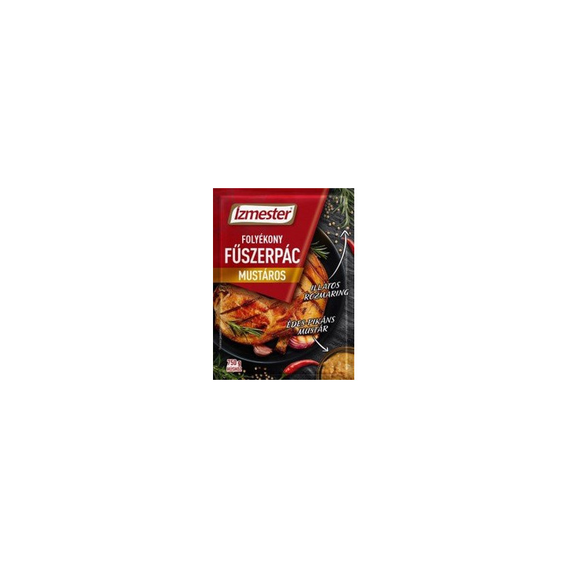 Ízmester tekutá marináda s horčicou 80ml (kartón 20 ks)