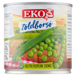 Eko hrášok 420g (kartón 12 ks)
