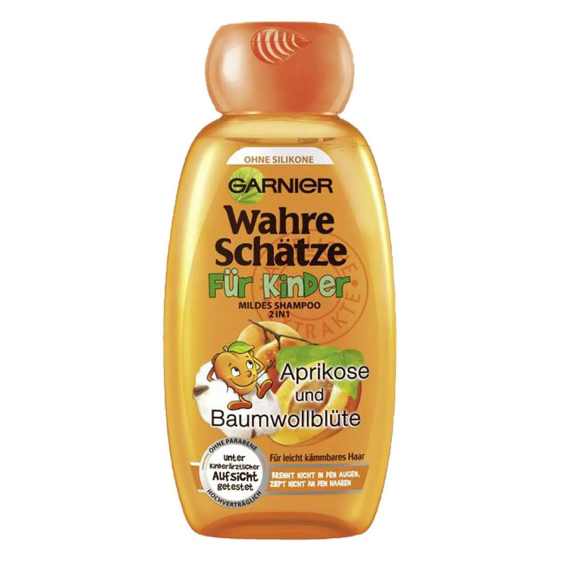 Garnier šampón pre deti s marhuľou bez silikóni 250ml (kartón 6 ks)
