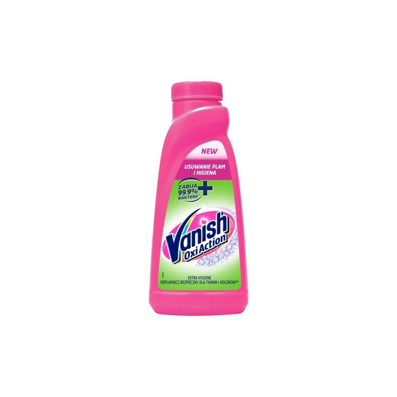 Vanish Oxi Action Extra Hygiene odstraňovač škvrn 500ml (kartón 14 ks)