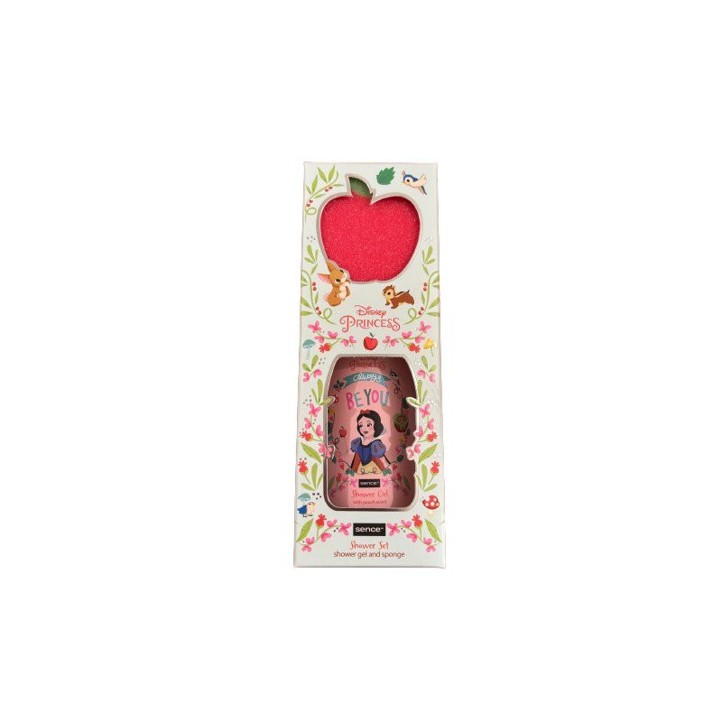 Disney Princess shower set hubka + sprchový gél 300ml (kartón 12 ks)