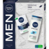 Nivea darčeková kazeta pre mužov Sensitive sprchový gél 250ml + after shave 100ml (kartón 6 ks)