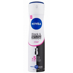 Nivea dámsky antiperspirant black&white Clear 150ml (kartón 6 ks)