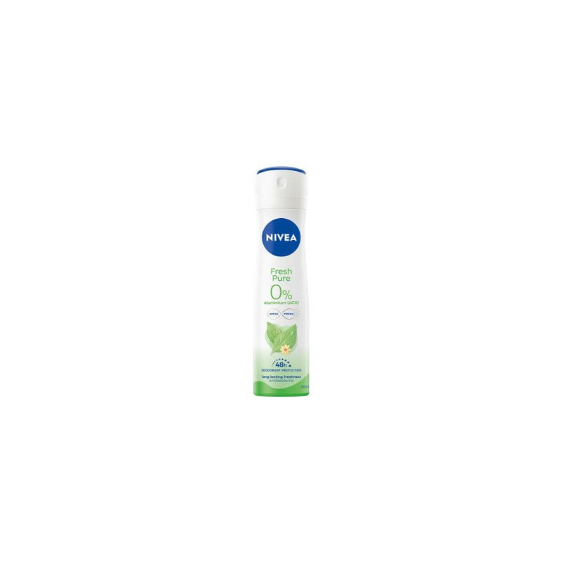 Nivea dámsky deodorant Fresh Pure 0% Aluminium (ACH) 150ml (kartón 6 ks)