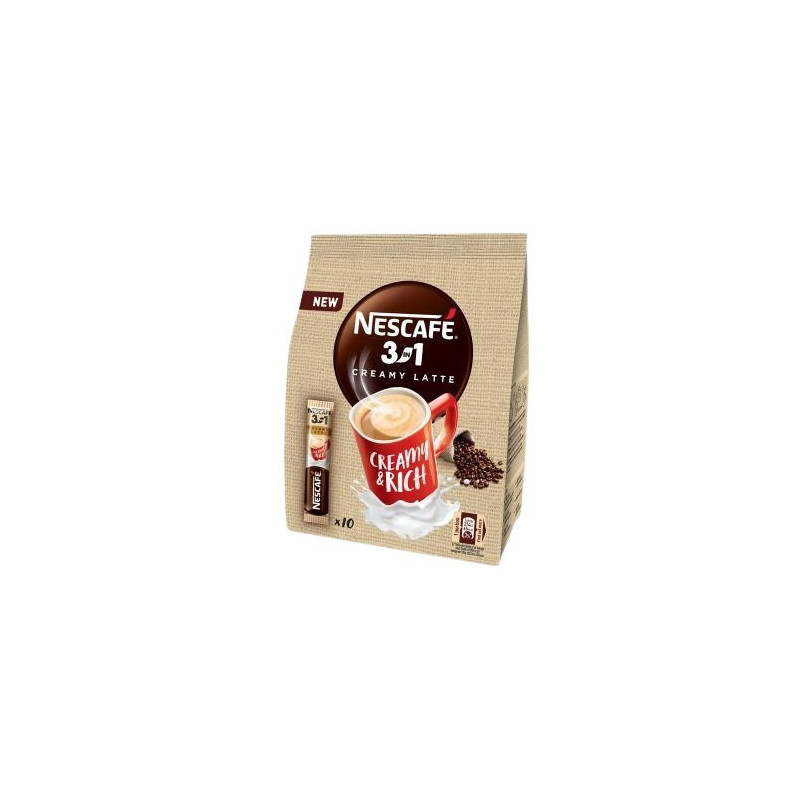 Nescafé Creamy latte 3in1 10x15g (kartón 18 ks)