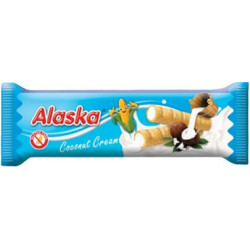 ALASKA KOKOSOVÁ kukuričná trubička 18g (kartón 48 ks)