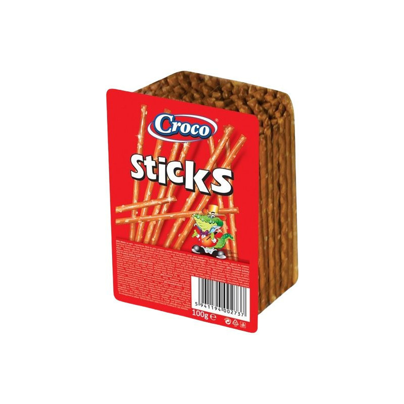 Croco slané tyčinky 100g (kartón 16 ks)