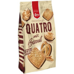 Leona quatro mix keksíky 300g (kartón 12 ks)