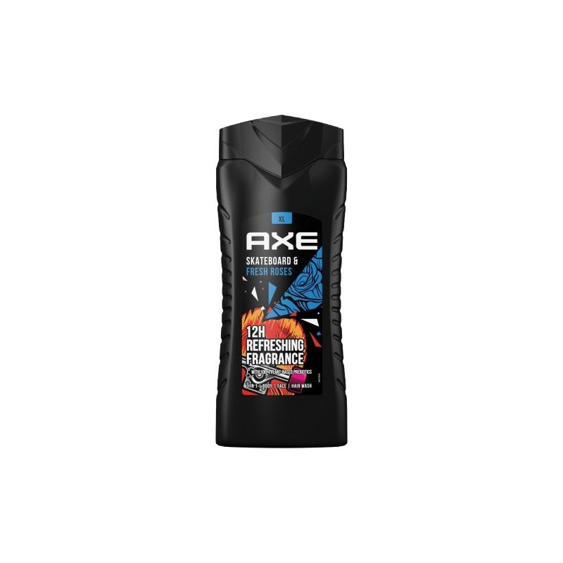 Axe sprchový gél Skateboard & Fresh Roses 400ml (kartón 6 ks)