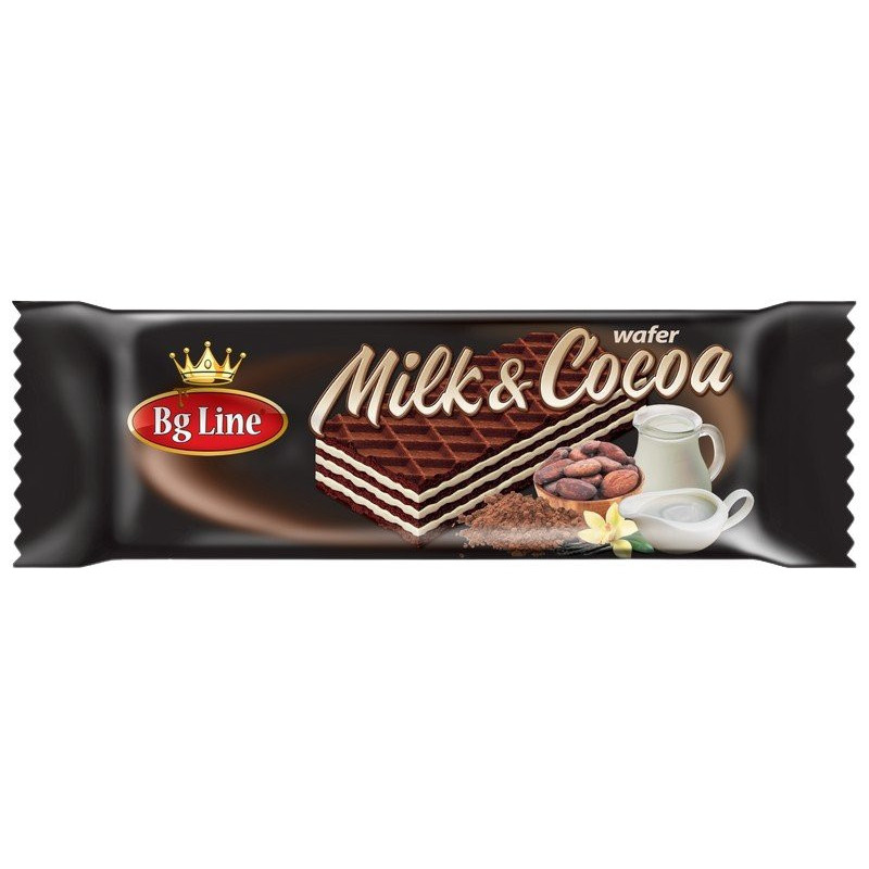 BG Line Milk&Cocoa 50g (kartón 24 ks)