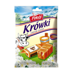 Krówki- mliečne karamelky 140g (kartón 24 ks)