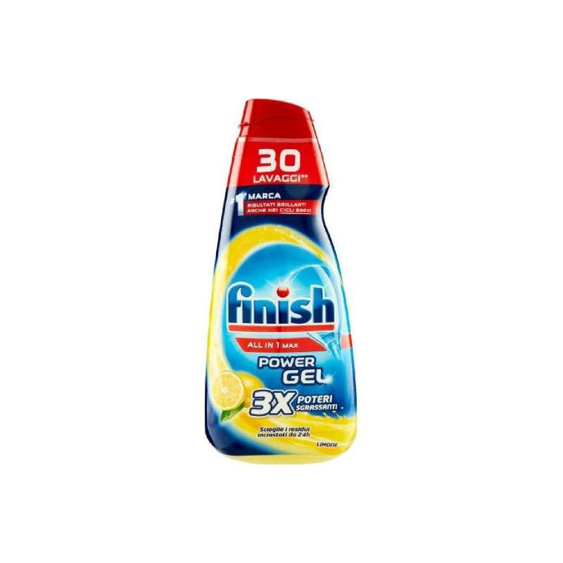 Finish Power Gel all in one Lemon 600ml (kartón 12 ks)