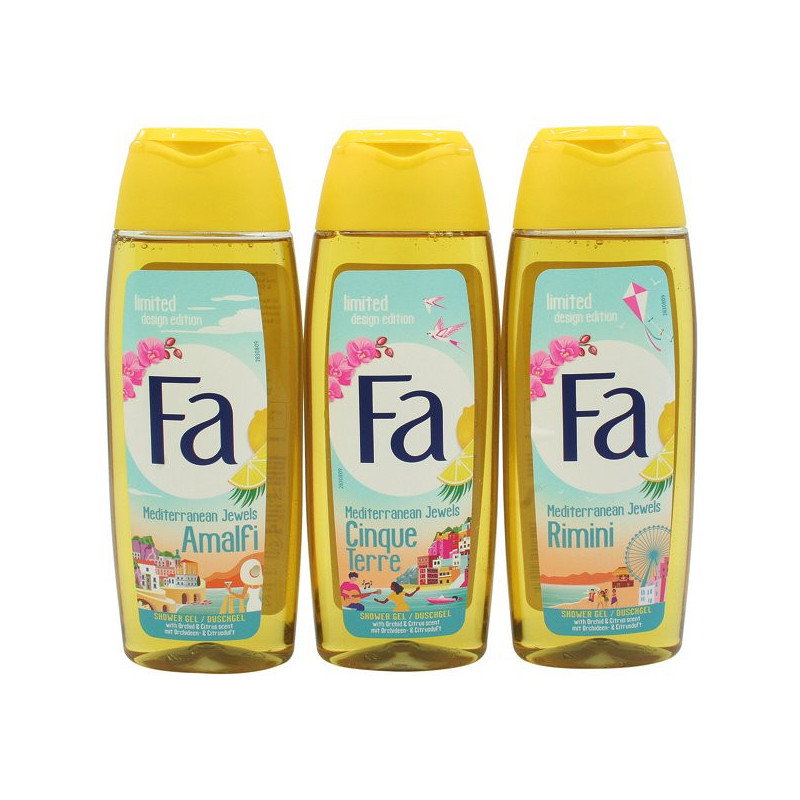 Fa sprchový gél Mediterranean Jewels 250ml (kartón 12 ks)