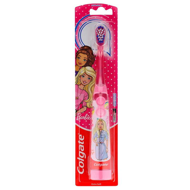 Colgate elektrická zubná kefka Barbie 1 ks (kartón 6 ks)