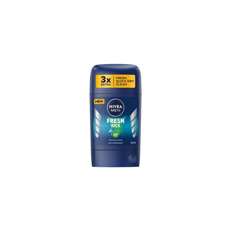 Nivea pánsky tuhý antiperspirant Fresh Kick 50ml (kartón 6 ks)