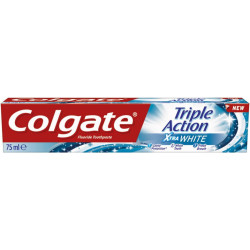 Colgate zubná pasta Triple Action Xtra White 75ml (kartón 12 ks)