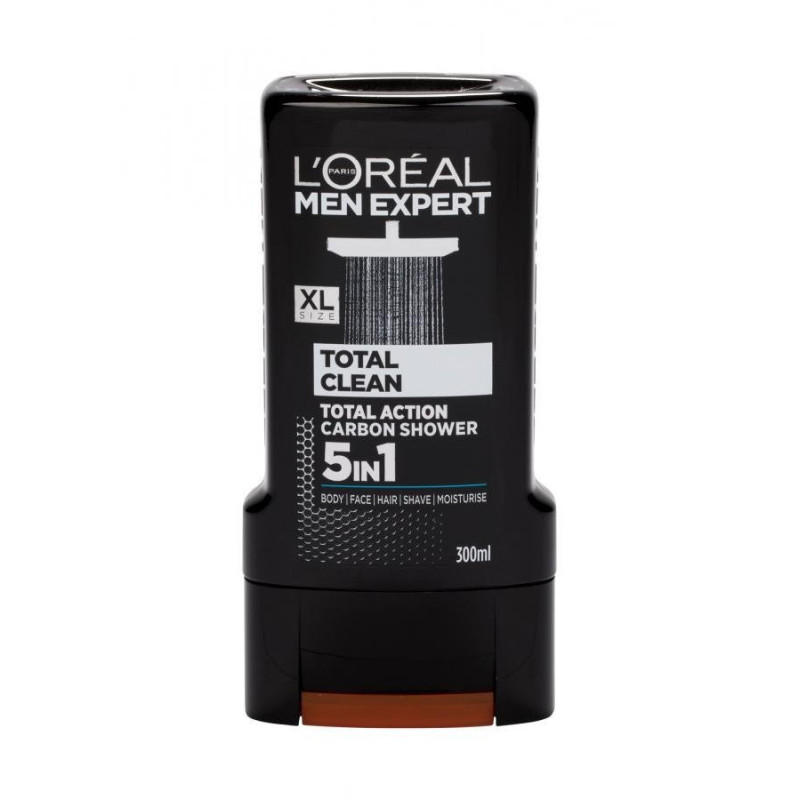 L´ORÉAL sprchový gél 5in1 Pure Carbon 300ml (kartón 6 ks)