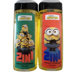 Minions sprchový gél a šampón 210ml (kartón 12 ks)