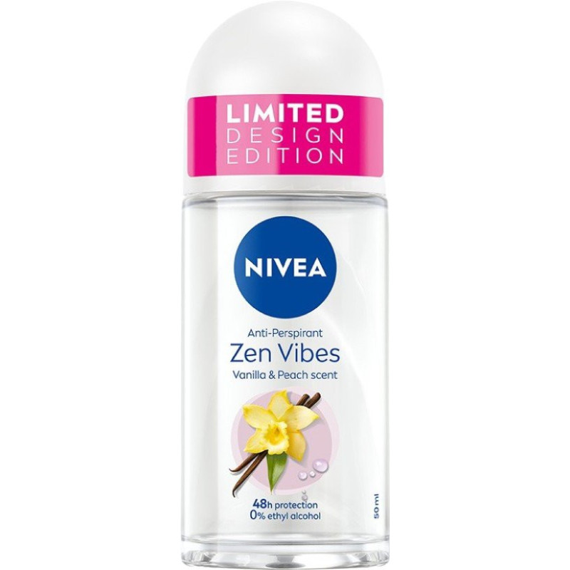 Nivea dámsky guľôčkový antiperspirant roll Zen Vibes 50ml (kartón 6 ks)