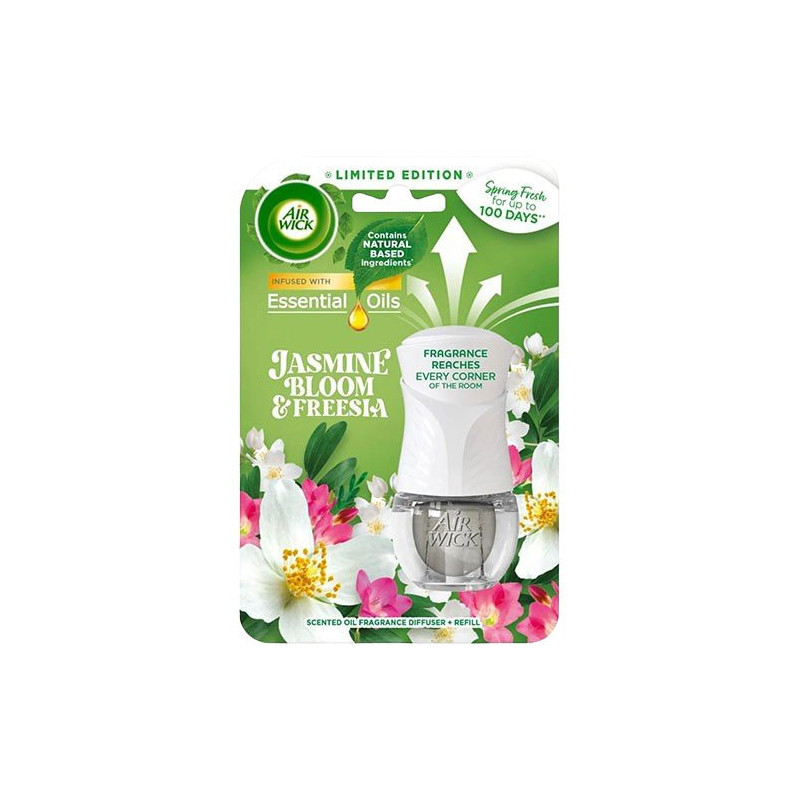 Air Wick elektrický osviežovač vzduchu Jasmine Bloom & Freesia 19ml (kartón 6 ks)