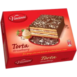 Vincinni Jahodová torta 400g