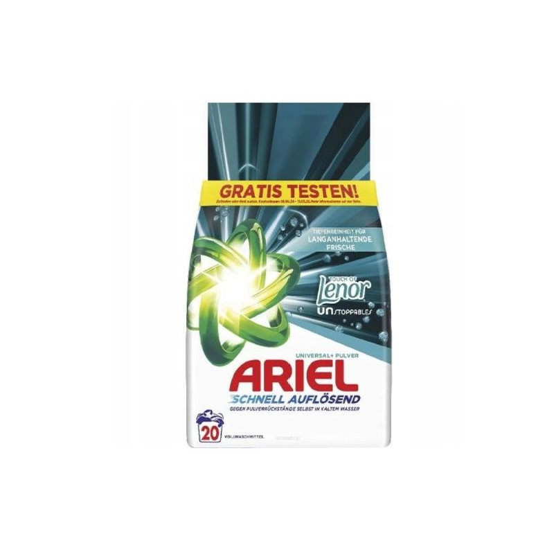 Ariel Universal+Touch Of Lenor prací prášok  na 20 praní  1200g